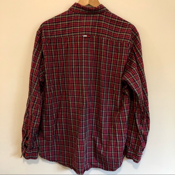 Tommy Hilfiger vintage 90s Plaid button down shirt - Picture 2 of 5